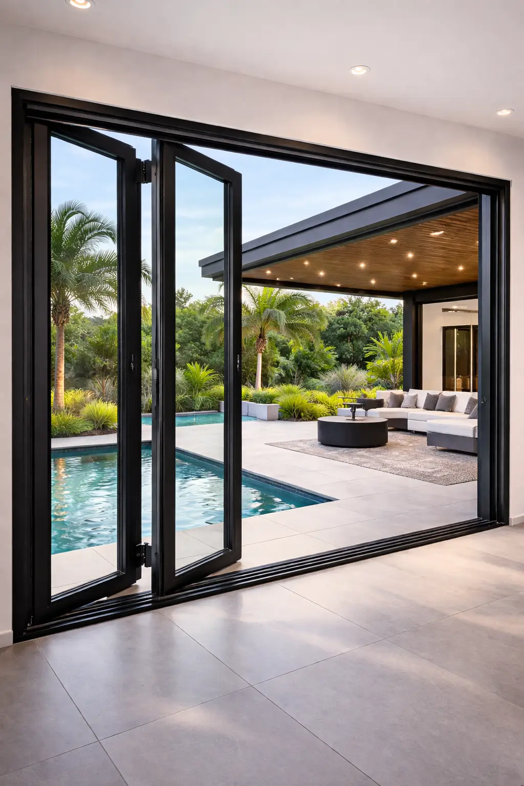 Aluminium sliding door installation in Sonipat NCR by AluArmors