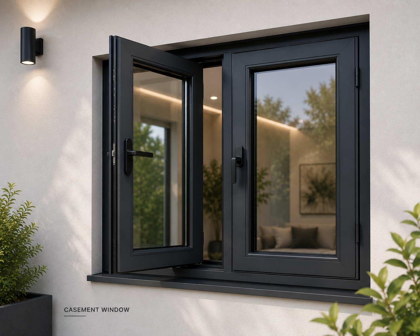 Aluminium casement window in Sonipat